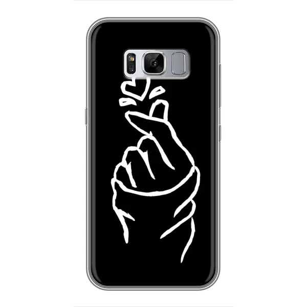 Чехол с рисунком «Сердце на черном» для Samsung Galaxy S8 Plus (G955) Чехол с рисунком «Сердце на черном» для Samsung Galaxy S8 Plus (G955)