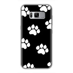 Бампер для Samsung Galaxy S8 Plus, G955 с картинкой "Песики" (Следы собак)