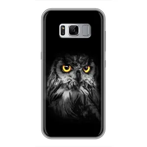 Чохли з принтом СОВИ для Samsung Galaxy S8 Plus, G955 (Сова на чорному)