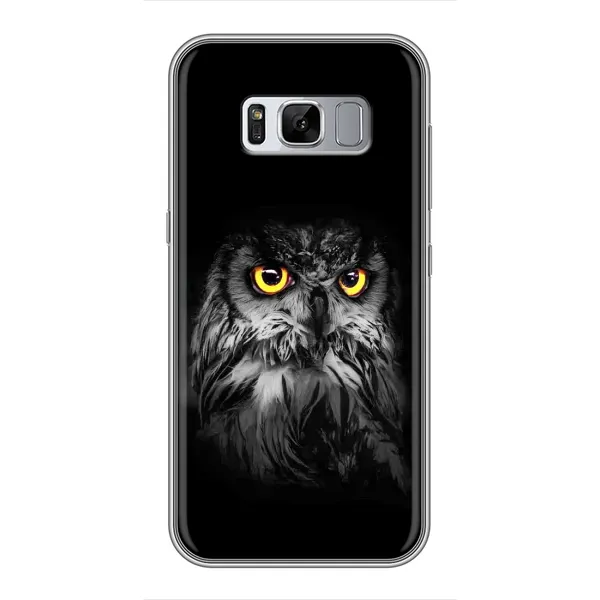 Чехол с рисунком «Сова на чёрном» для Samsung Galaxy S8 Plus (G955) Чехол с рисунком «Сова на чёрном» для Samsung Galaxy S8 Plus (G955)