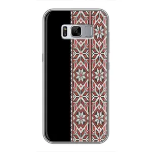 Силиконовый Чехол на Samsung Galaxy S8 Plus, G955 с картинкой Вышиванки (Стильная вишиванка)