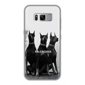 Чехол ДОБЕРМАН для Samsung Galaxy S8 Plus, G955 (Три добермана)
