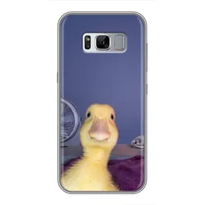 Бампер с принтом Мемы для Samsung Galaxy S8 Plus, G955 (Утка)