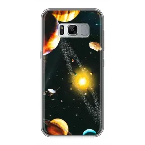 Чохол (ТПУ) з планетами на Samsung Galaxy S8 Plus, G955 (Вид з космосу)