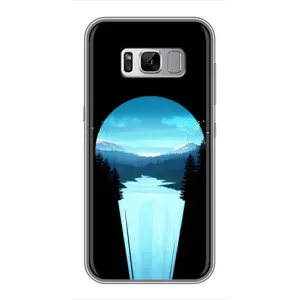 Летний Чехол на Samsung Galaxy S8 Plus, G955 (Синий Водопад)