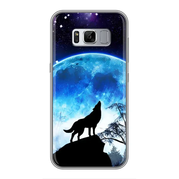 Чехол с рисунком «Воет на луну» для Samsung Galaxy S8 Plus (G955) Чехол с рисунком «Воет на луну» для Samsung Galaxy S8 Plus (G955)