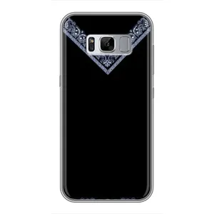 Силиконовый Чехол на Samsung Galaxy S8 Plus, G955 (Воротник вышиванки)