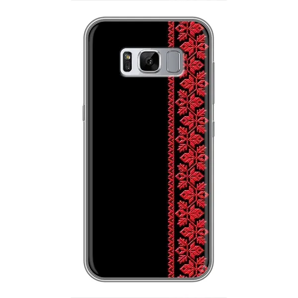 Чехол с рисунком «Вышиванка на черном» для Samsung Galaxy S8 Plus (G955) Чехол с рисунком «Вышиванка на черном» для Samsung Galaxy S8 Plus (G955)