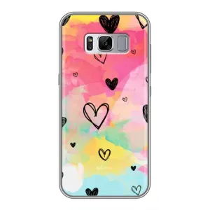Чохли з тематикою "Маленькі Сердчеки" на Samsung Galaxy S8 Plus, G955 (Яскраві серця)