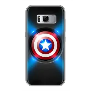 Чохол с Щітом Капітана Америки на Samsung Galaxy S8 Plus, G955 (Яскраий Щит Капітана)