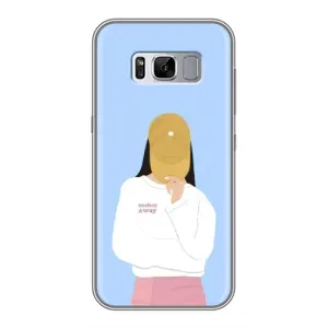 Силиконовый Чехол на Samsung Galaxy S8 Plus, G955 с картинкой Стильных Девушек (Желтая кепка)