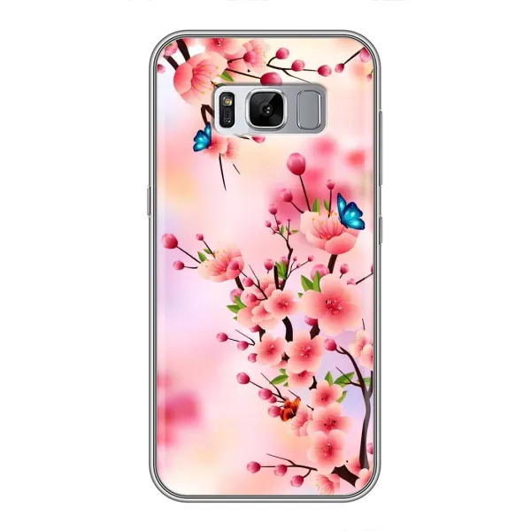 Чехол с рисунком «Бабочки на сакуре» для Samsung Galaxy S8 (G950) Чехол с рисунком «Бабочки на сакуре» для Samsung Galaxy S8 (G950)