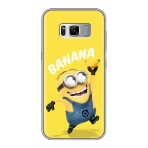 Мультяшный принт на Чехол для Самсунг С8 (Banana)