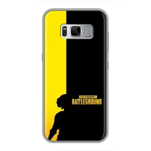 Чохол (TPU) з картинкою "Лого Пабг" на Самсунг С8 (Battlegrounds)
