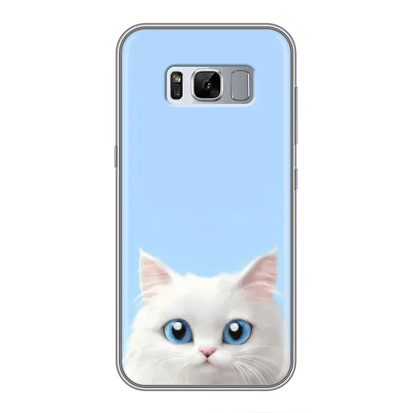 Чехол с рисунком «Белый кот» для Samsung Galaxy S8 (G950) Чехол с рисунком «Белый кот» для Samsung Galaxy S8 (G950)