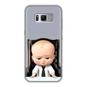Мультяшный принт на Чехол для Самсунг С8 (BOSS)