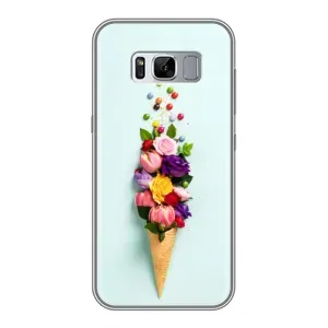 Чехлы с тематикой "ЦВЕТЫ" на Samsung Galaxy S8, G950 (Цветок-мороженное)
