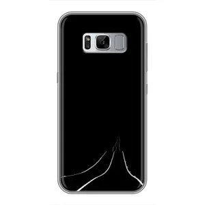 Чехол с картинками на черном фоне для Samsung Galaxy S8, G950 (Дорога)