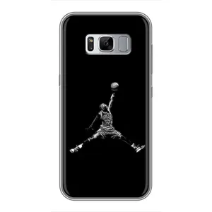 Силиконовый Чехол Nike Air Jordan на Самсунг С8 (Джордан)