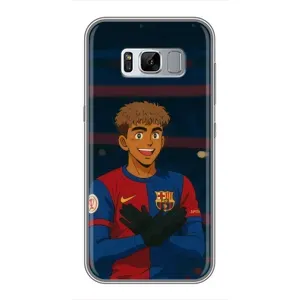Чехол Ламин Ямаль на Самсунг С8 (Футболист Ямаль)