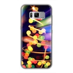 Чохол новорічна ялинка на Samsung Galaxy S8, G950 (Гірлянди)