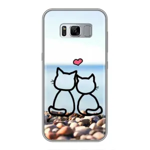 Силиконовые Чехлы Любимому человеку для Samsung Galaxy S8, G950 (Котейки)