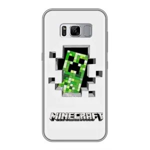 Чехлы для Samsung Galaxy S8, G950 (Персонажи Майн Крафт) (Крипер)