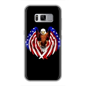 Чехол Флаг USA для Samsung Galaxy S8, G950 (Крылья США)