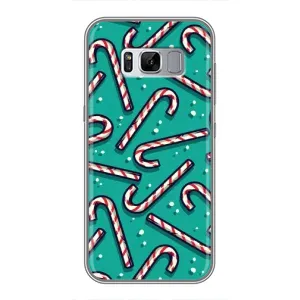 Силиконовый бампер на рождество для Samsung Galaxy S8, G950 (Леденцы)