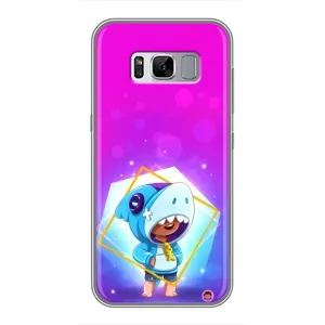 Чохол Бравл Старс для Samsung Galaxy S8, G950 (Леон у костюмі Акули)