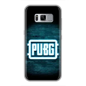 Чохол (TPU) з картинкою "Лого Пабг" на Самсунг С8 (Лого PUBG)