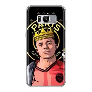 Чехол (TPU) с Футболистом на Samsung Galaxy S8, G950 (Mbappe King)