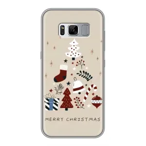 Чехол Санта Клаус для Samsung Galaxy S8, G950 (Merry Christmas)