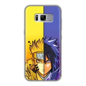 Купить Чехлы на телефон с принтом Anime для Samsung Galaxy S8, G950 (Naruto Vs Sasuke)