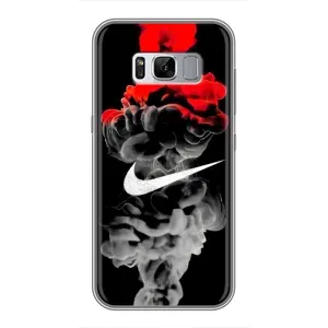 Силіконовый Чохол на Samsung Galaxy S8, G950 з картинкою НАЙК (Nike дим)