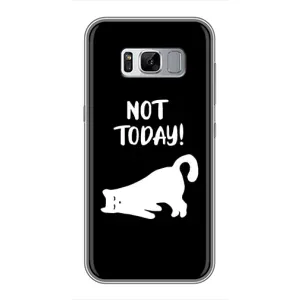 Бампер з зображенням Котиків для Самсунг С8 (Not Today)