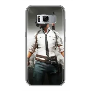 Силиконовый чехол с картинкой "Герой Pubg" на Samsung Galaxy S8, G950 (Пабг)