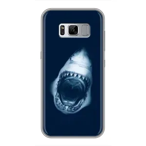 Силіконовий бампер з картинкою звірів для Samsung Galaxy S8, G950 (Пащу Акули)