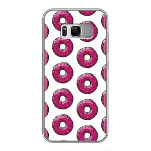 Чехол с изображением вкусной еды для Samsung Galaxy S8, G950 (Розовые пончик)