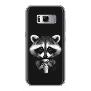 Силіконовий Чохол з Энотами на Samsung Galaxy S8, G950 (З кавою)