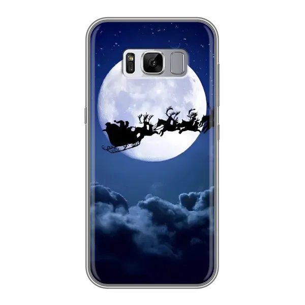 Чехол с рисунком «Санта - луна» для Samsung Galaxy S8 (G950) Чехол с рисунком «Санта - луна» для Samsung Galaxy S8 (G950)