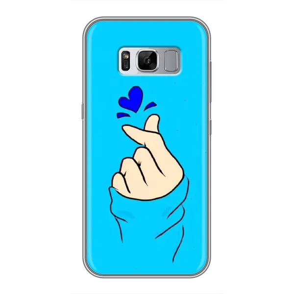 Чехол с рисунком «Сердце на синем» для Samsung Galaxy S8 (G950) Чехол с рисунком «Сердце на синем» для Samsung Galaxy S8 (G950)