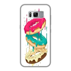 Чехол с изображением вкусной еды для Samsung Galaxy S8, G950 (Сочные пончики)