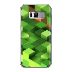 Чехлы для Samsung Galaxy S8, G950 (Персонажи Майн Крафт) (Текстура)