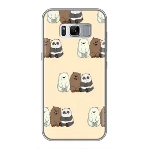 Чохли з зображенням різних тварин на Samsung Galaxy S8, G950 (Три ведмедя)