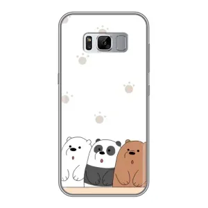 Чохли з зображенням різних тварин на Samsung Galaxy S8, G950 (Здивовані ведмедики)