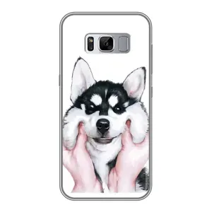 Бампер для Samsung Galaxy S8, G950 з картинкою "Песики" (Собака Хаскі)