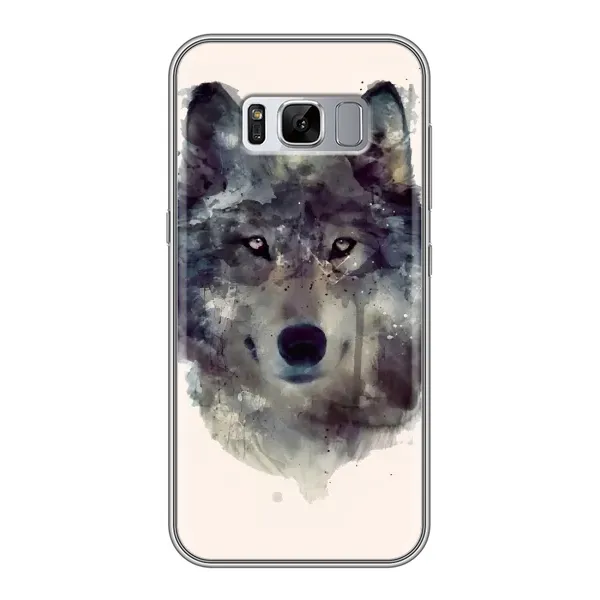 Чехол с рисунком «Волк» для Samsung Galaxy S8 (G950)