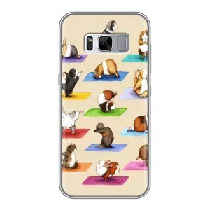 Чехол с Прикольным принтом на Samsung Galaxy S8, G950 (Ёга свинок)