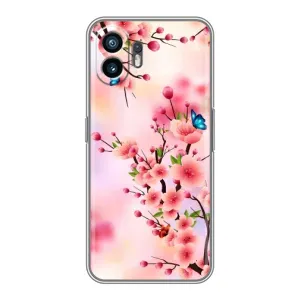 Чехол с принтом САКУРЫ на Samsung Galaxy XCover7 Pro (Бабочки на сакуре)
